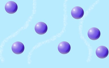 blue easter eggs wallpaper