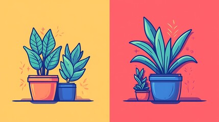 Obraz premium Creative Vector Artwork Featuring Bold Colors and Modern Abstract Design