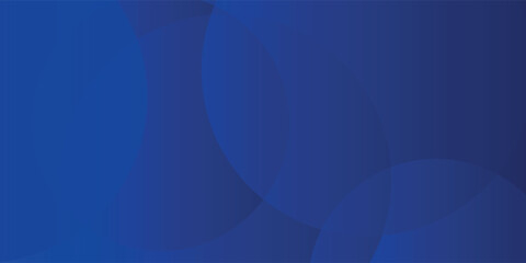 Abstract blue gradient geometric shapes background. Vector illustration, modern circles.
