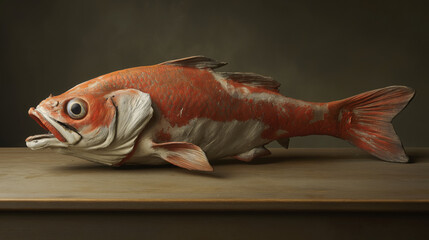 Studio Shot of Fish - Fresh and Pristine Catch in Focus