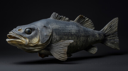 Studio Shot of Fish - Fresh and Pristine Catch in Focus