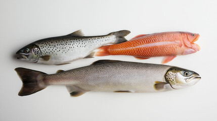 Studio Shot of Fish in Kitchen - Fresh and Ready for Culinary Creations