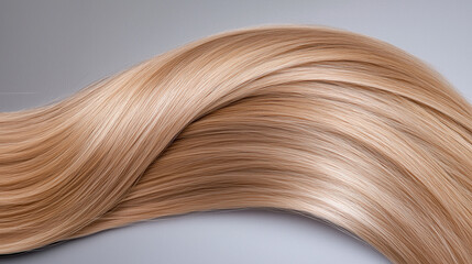 Light Blonde Hair Sample: Texture and Color