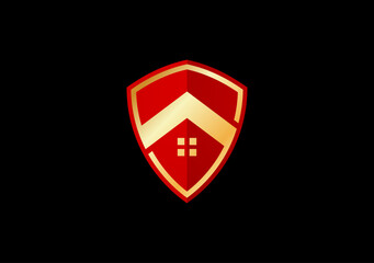 stylish letter S Shield logo design based on shield symbol