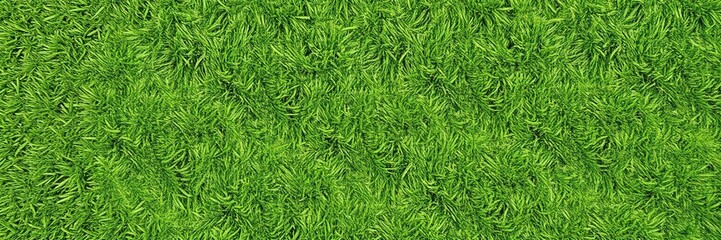 Artificial grass background in lush, vibrant green, turf, outdoor