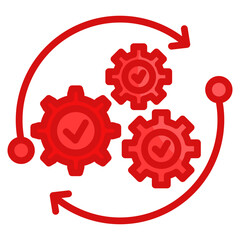 Process  Icon Element For Design
