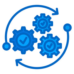 Process  Icon Element For Design