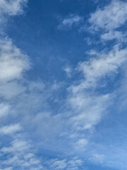 blue sky with clouds
