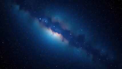 Night sky filled with twinkling stars on a deep black background, universe, celestial, cosmos