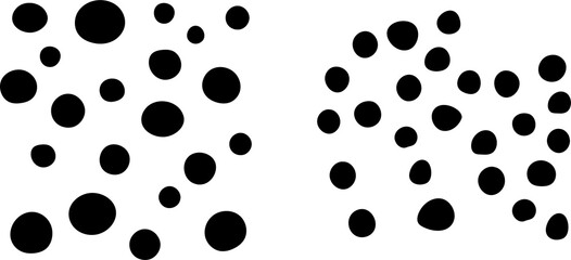 Fog particles icon with flat style. Isolated vector fog particles icon illustrations, simple style.
