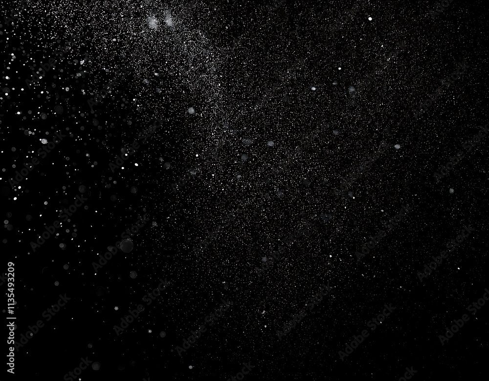 Leinwandbilder dust particles. abstract particle background. dots background. 4k rendering.