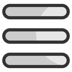 Navigation Bar  Icon Element For Design