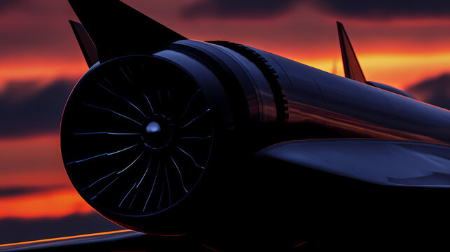 futuristic ramjet hightech aviation