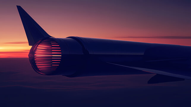 futuristic ramjet hightech aviation