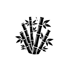 Bamboo Silhouette: A simple yet elegant silhouette of a bamboo grove, evoking tranquility and resilience. The intricate details of the stalks and leaves create a sense of natural beauty.  