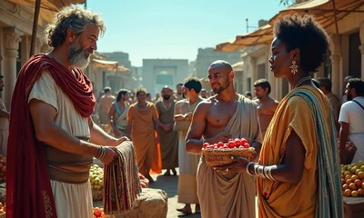 Social life of ancient Roman