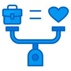 Work-Life Balance  Icon Element For Design