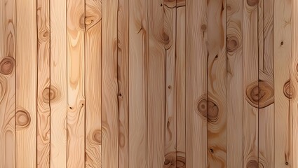 Fototapeta premium Seamless Light Oak Wood Grain Texture with Polished Finish