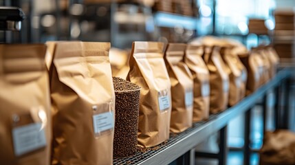 Sustainable Biodegradable Packaging Production Line with Compostable Materials and Eco-Friendly Labels