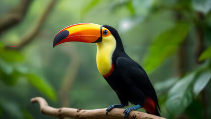 Fototapeta premium Vibrant Keel-billed Toucan