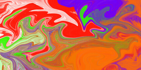 abstract fractal background. graphic art background. Abstract background luxury cloth or liquid wave fabric silk satin multi background. Desktop background, luscious pink, inviting blue, green, brown,