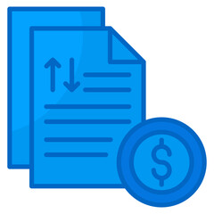 Fototapeta premium Profit And Loss Statement Icon Element For Design