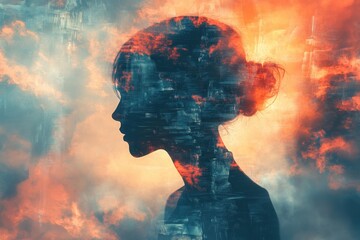 Freelance Fusion, vibrant concept poster showcasing collaboration of art and technology among diverse creative freelancers