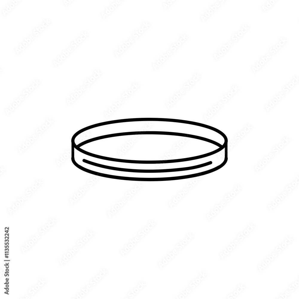 Poster bracelet icon. vector flat black linear illustration for web and app..eps
