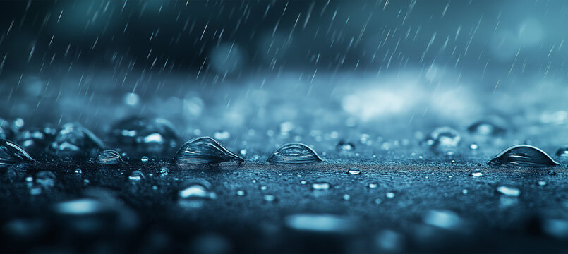 3D Raindrops on Glass Texture