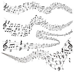 音符　楽譜　音楽　黒　アイコン