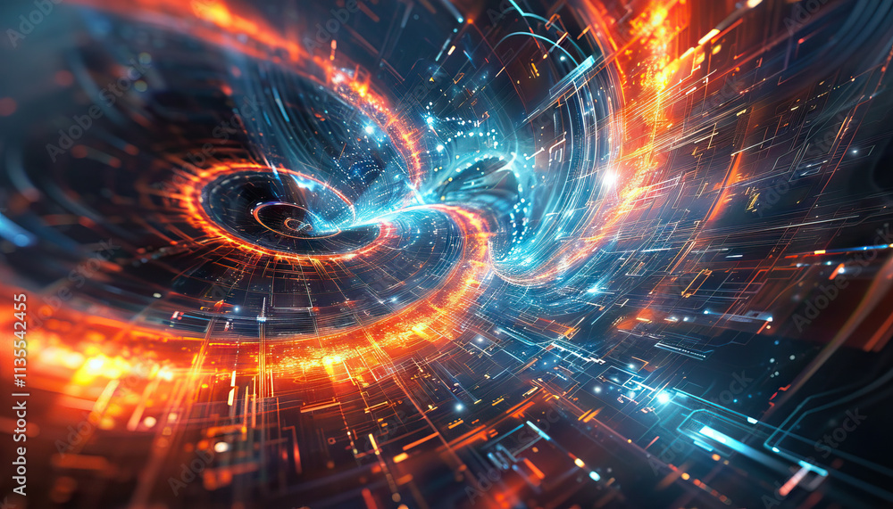 Poster abstract digital vortex of interconnected circuits