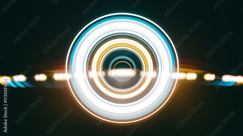 Poster 3d easy to add lens flare effects for overlay designs or screen blending mode to make high-quality i
