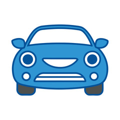 A "car-symbols-frontal-car" refers to a graphic or icon representing the front view of a car, often used in vehicle signage, designs, or as a symbol for automotive functions.