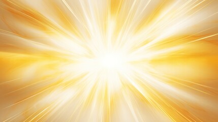 Golden rays of light radiating from the center, giving a sense of warmth and energy, isolated on white background