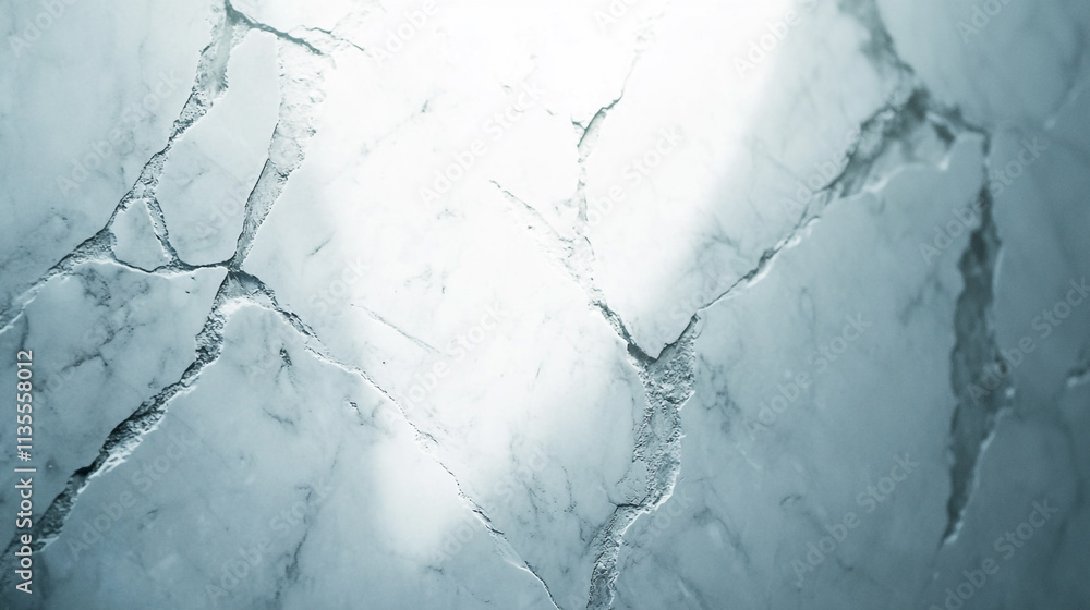 Aufkleber texture of cracked marble surface with soft backlighting creating an elegant atmosphere