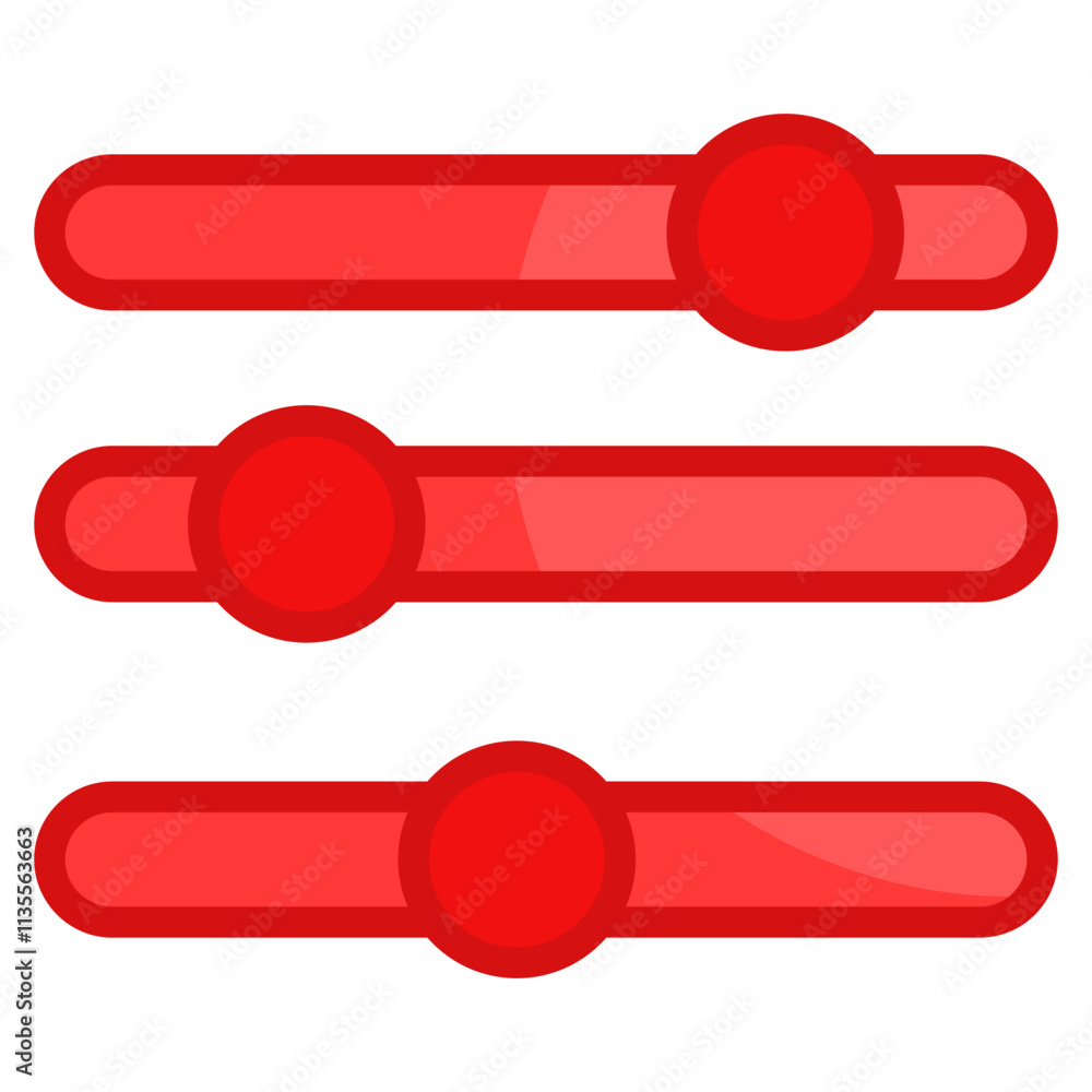 Poster options icon element for design