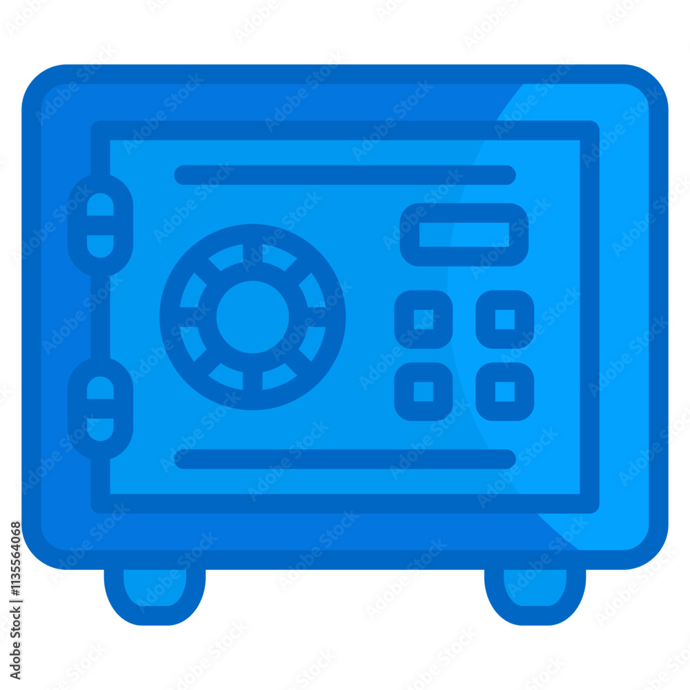 Poster safe box icon element for design