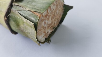 Tempeh is a typical Indonesian food made from fermented soybeans plus tempeh yeast