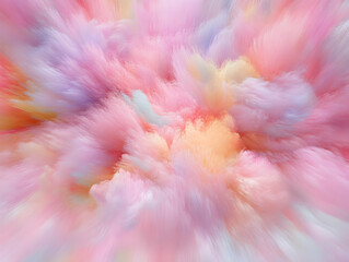 Pastel Cloud Abstract Background Illustration