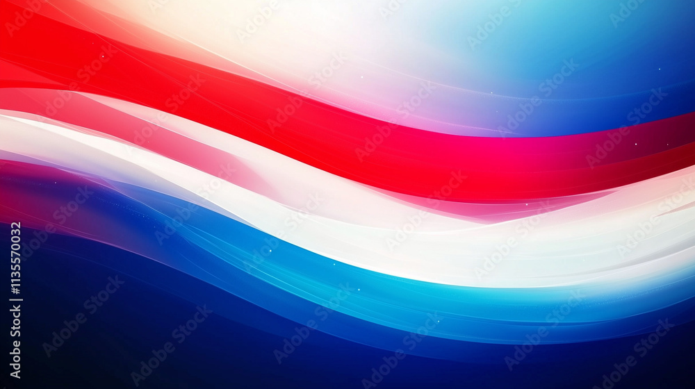 Aufkleber Dynamic abstract gradient background with vibrant colors and geometric shapes, perfect for modern presentations, websites, and banners. High-resolution vector illustration featuring bold stripes and i