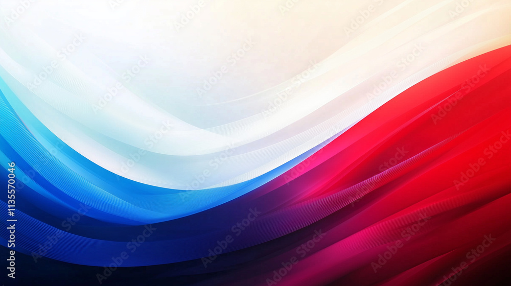 Poster Dynamic abstract gradient background with vibrant colors and geometric shapes, perfect for modern presentations, websites, and banners. High-resolution vector illustration featuring bold stripes and i