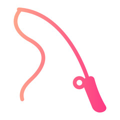 fishing gradient icon
