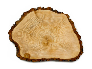 wood board isolated on white background