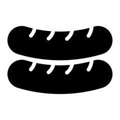 sausage glyph icon
