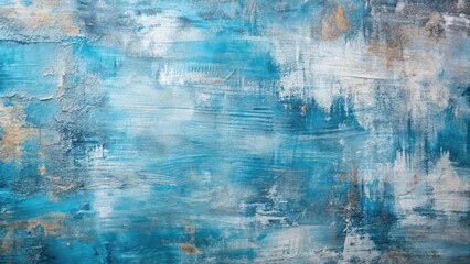 Obraz premium Abstract textured background with distressed blue and grey paint strokes , art, design, contemporary, backdrop, grunge