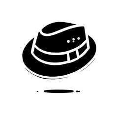 Stylish Fedora Hat Icon
