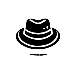 Stylish Fedora Hat Icon 