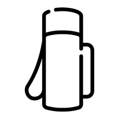 thermos line icon