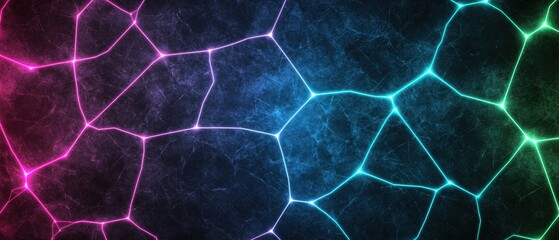 Vibrant abstract fractal pattern