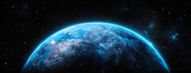 Obraz premium Stunning view of the earth from space